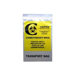 Seal Top Chemo Transfer Reclosable Bag, 12" x 9"