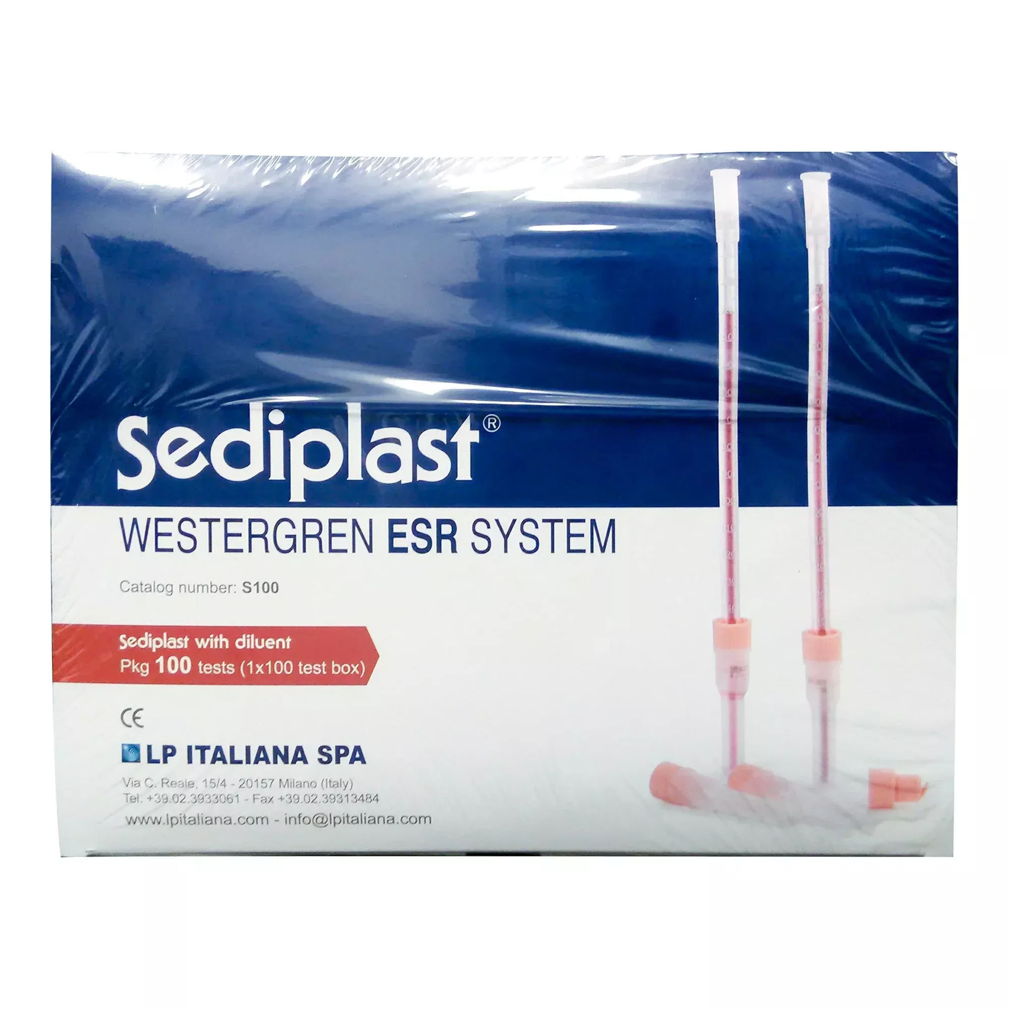 Sediplast Sedimentation Tube, 220 mm Length
