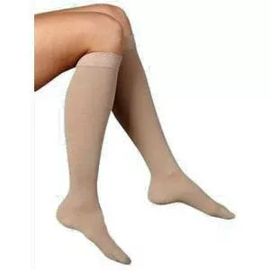 Select Comfort Calf, 20-30 mmHg, Medium, Short, Closed Toe, Natural