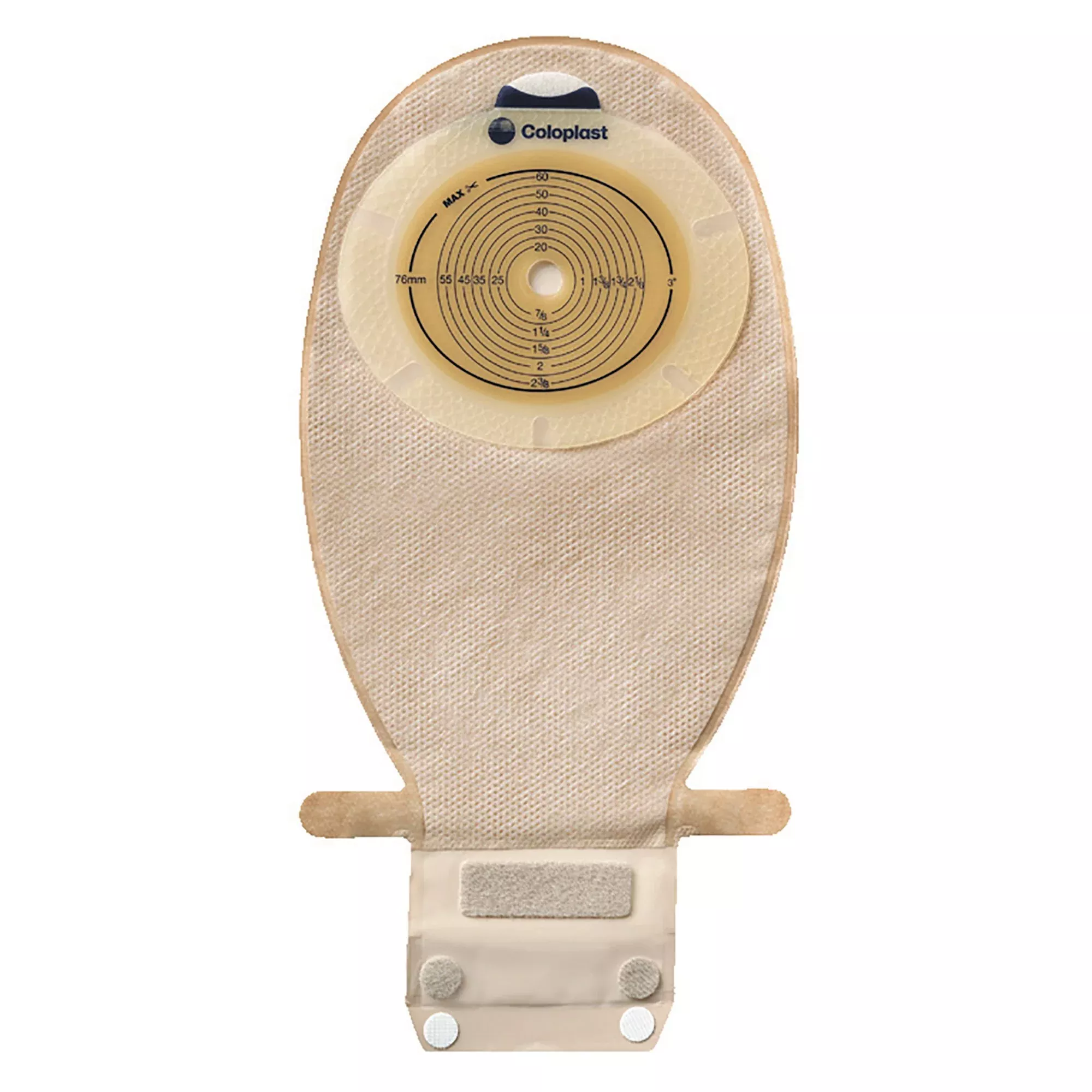 SenSura Flat 1-Piece Transparent Ostomy Pouch, 25mm Stoma