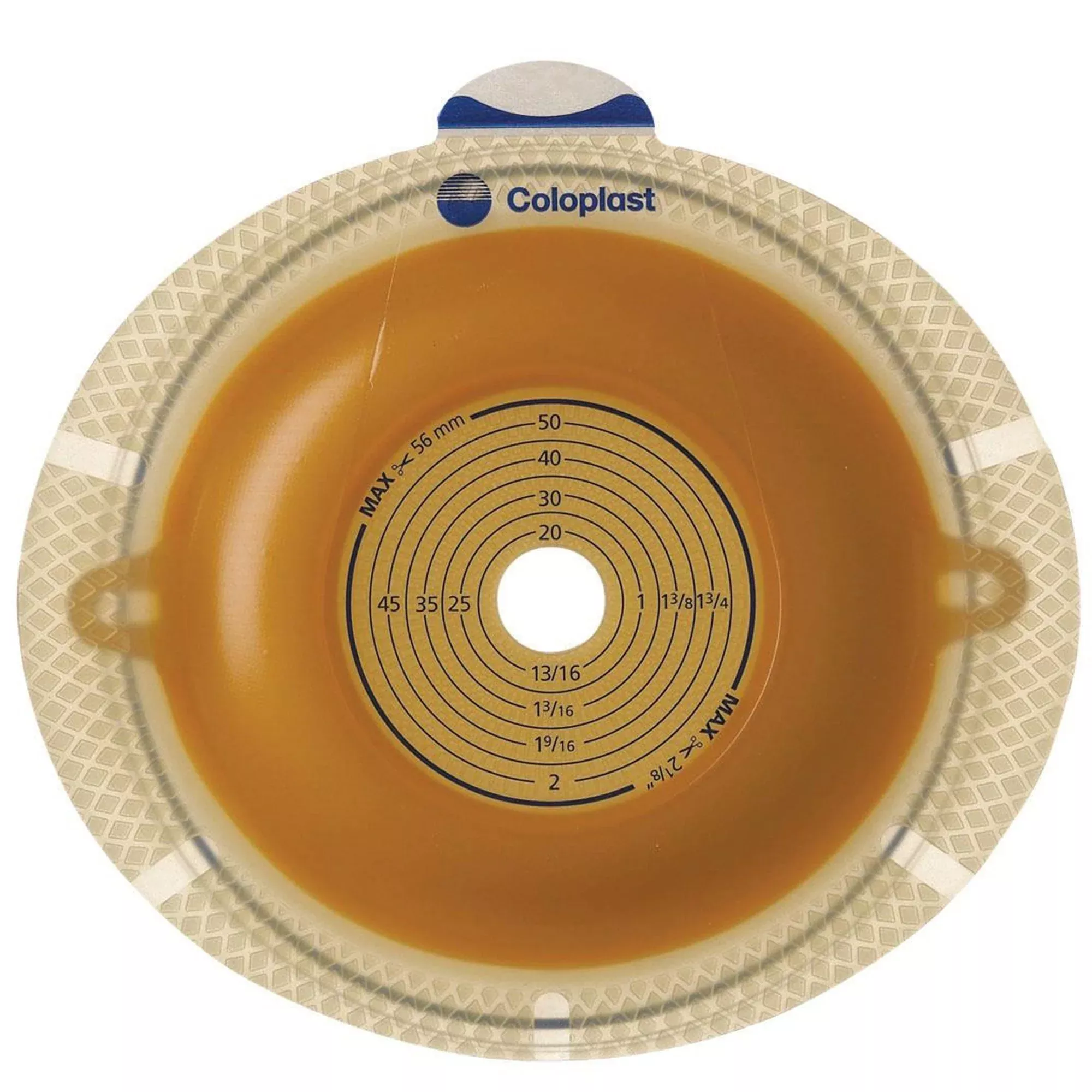 SenSura Flex Convex Light Barrier, 25 mm Stoma Opening, Red Match