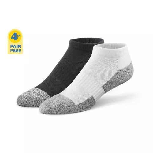 Shape To Fit Unisex Diabetic No Show Socks