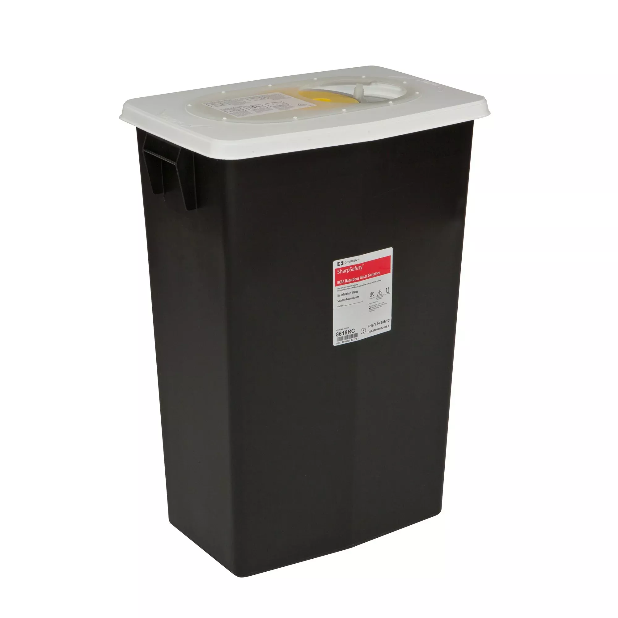 SharpSafety™ RCRA Waste Container, 18 Gallon, 26 x 12¾ x 18¼ Inch