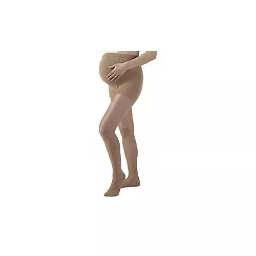 Sheer & Soft Maternity Pantyhose, 20-30, Closed, Natural, Size 3