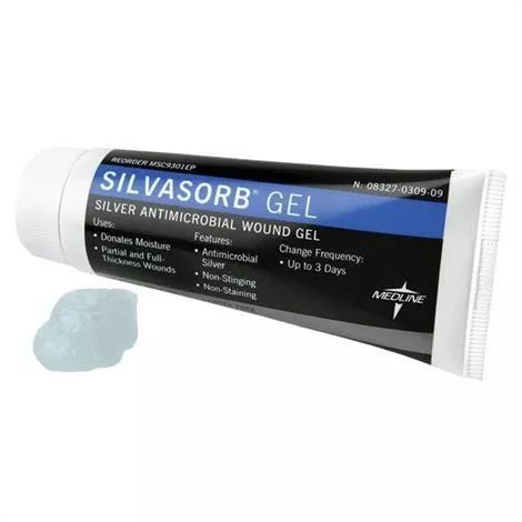 SilvaSorb Antimicrobial Hydrogel with Ionic Silver, 3 oz