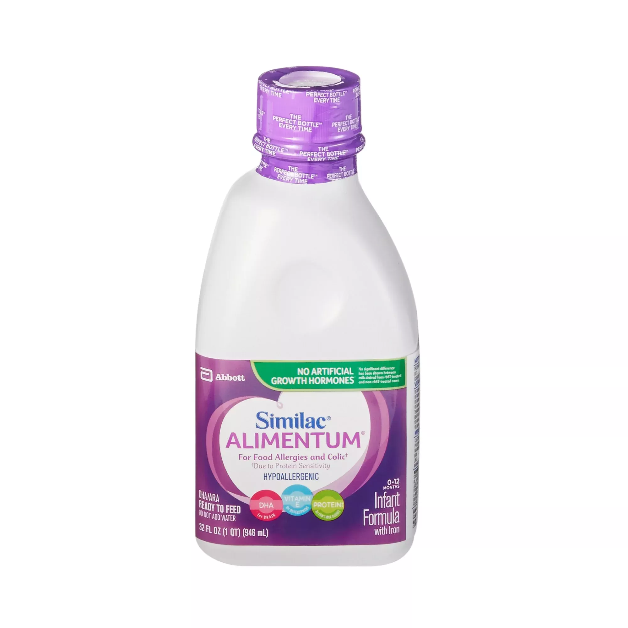 Similac Alimentum Ready to Use Infant Formula, 1-quart bottle