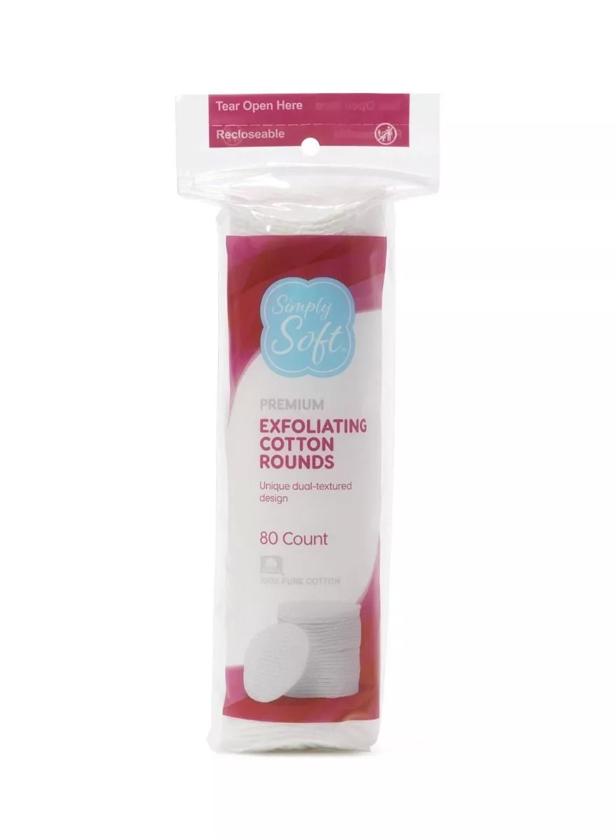 Simply Soft Exfoliating Cotton Rounds