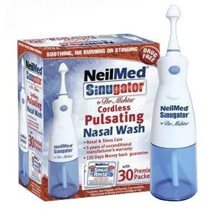 Sinugator Pulsating Nasal Wash Kit (30 Packets)