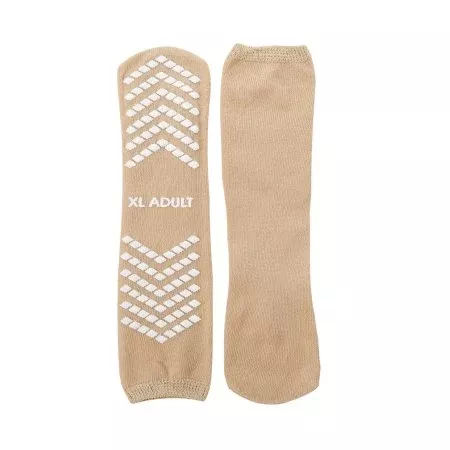 Slipper Socks McKesson X-Large Tan Above the Ankle - M-1038460-2987 - Pair