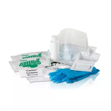 Spill Kit Mercury Spill Clean Up Kit - Poly Bag