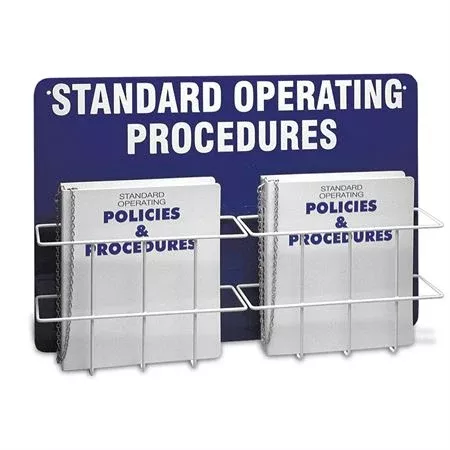 Standard Operating Procedures Double Center - 29"W x 4.5"D x 20"H