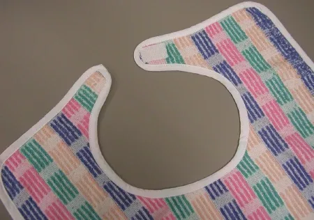 Standard Textile Bib Tie Closure Reusable 86% Cotton / 14% Polyester - M-649819-4334 - Dozzen2