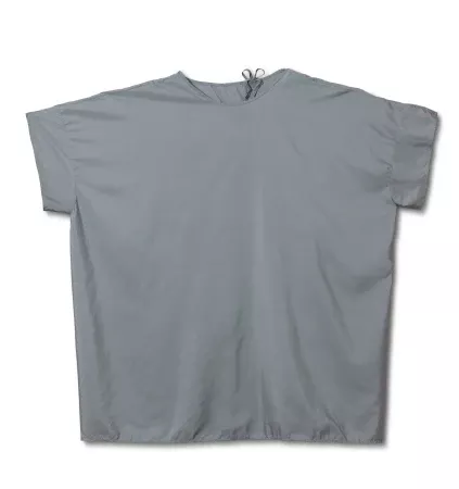 Standard Textile Patient Exam Gown DermaTherapy 10X-Large Gray Reusable - M-884932-4634 - Dozzen2
