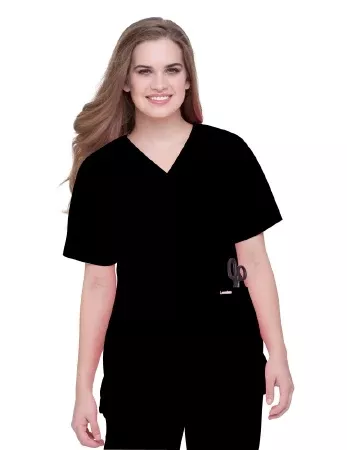 Standard Textile Scrub Shirt 4X-Large Black - M-699800-1128 - Each