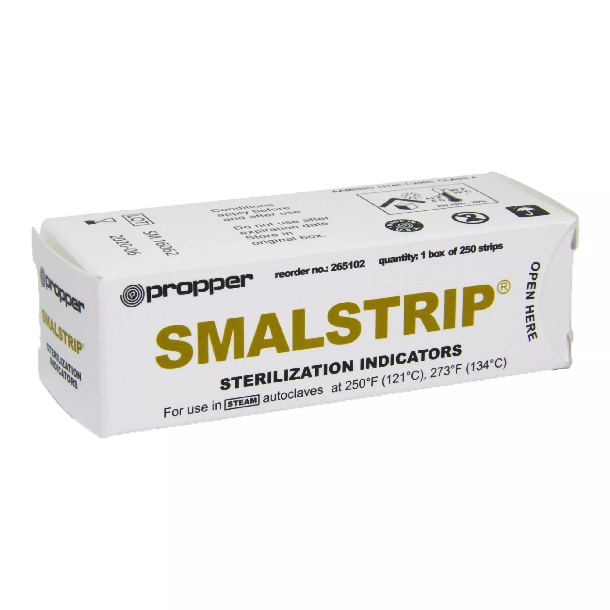 STEAMPlus™ Sterilization Chemical Integrator Pack, 4 Inch, Class 4