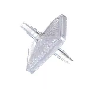Suction Bacteria Filter 1/4 to 1/2" Barb, Both Ends