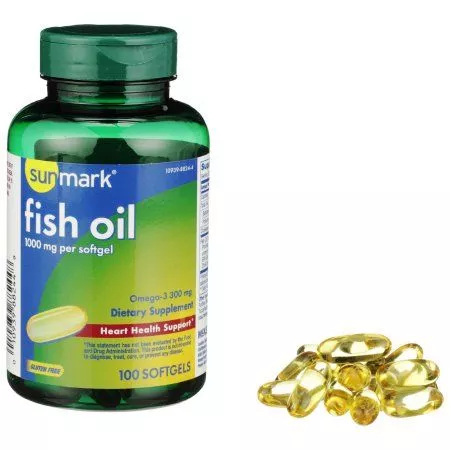 Sunmark Omega 3 Fish Oil Softgel Dietary Supplement