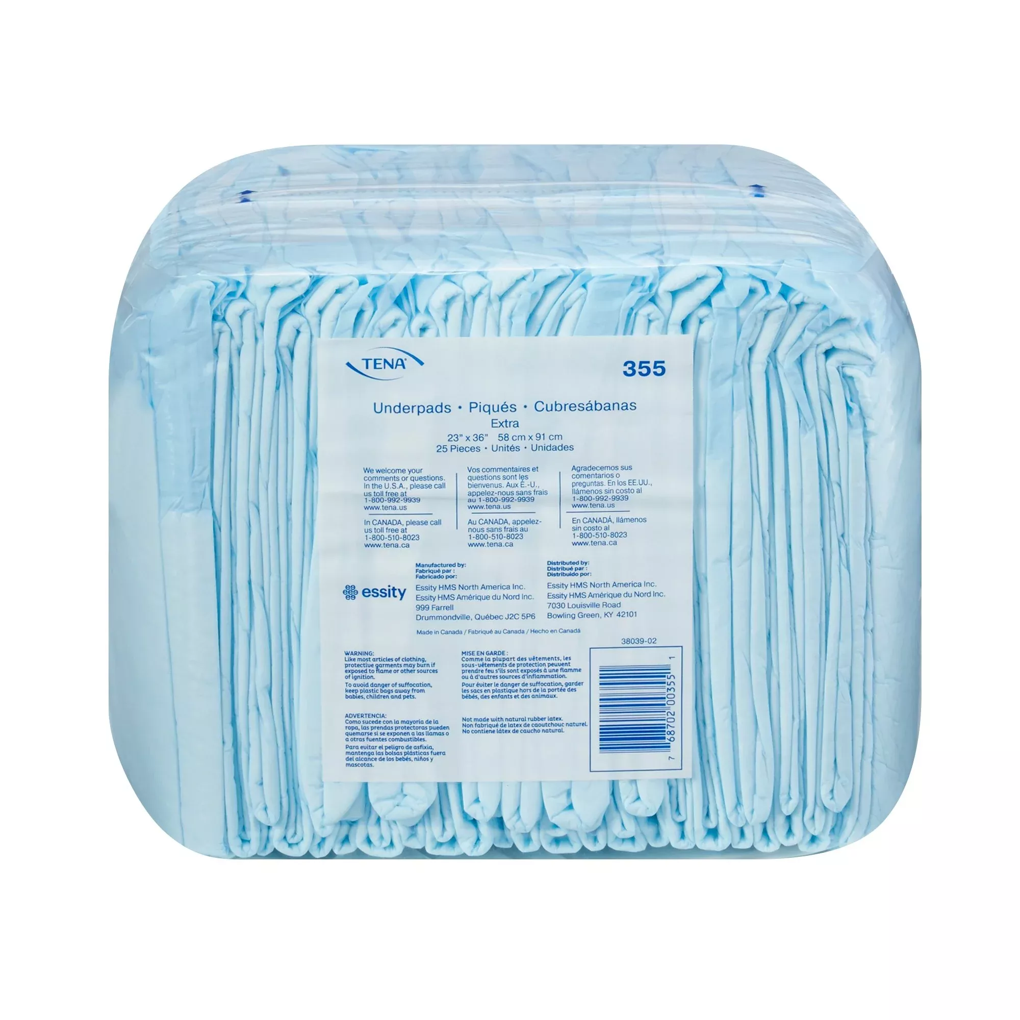 Tena Extra Absorbent Underpad, 23 x 36 Inch