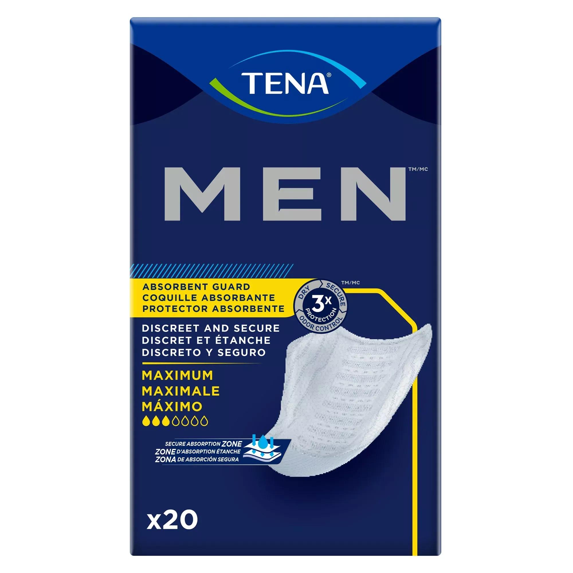 Tena MEN™ Maximum Guards, Bladder Control Pad