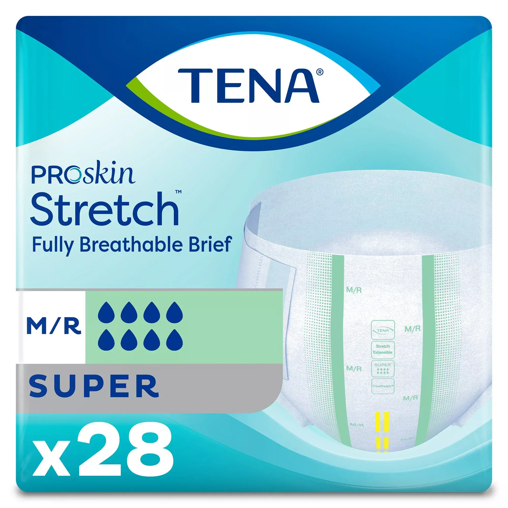 Tena ProSkin Stretch™ Super Incontinence Brief, Medium