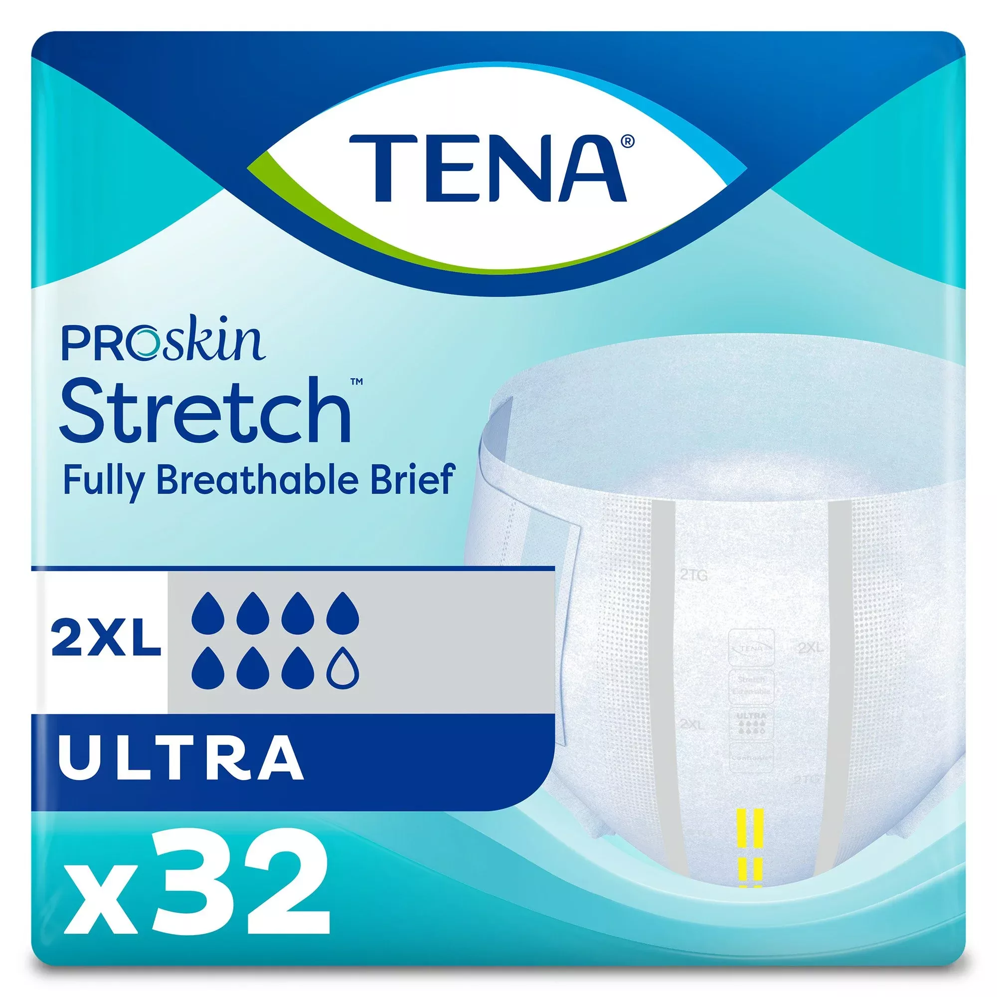 Tena ProSkin Stretch™ Ultra Incontinence Brief, 2X-Large