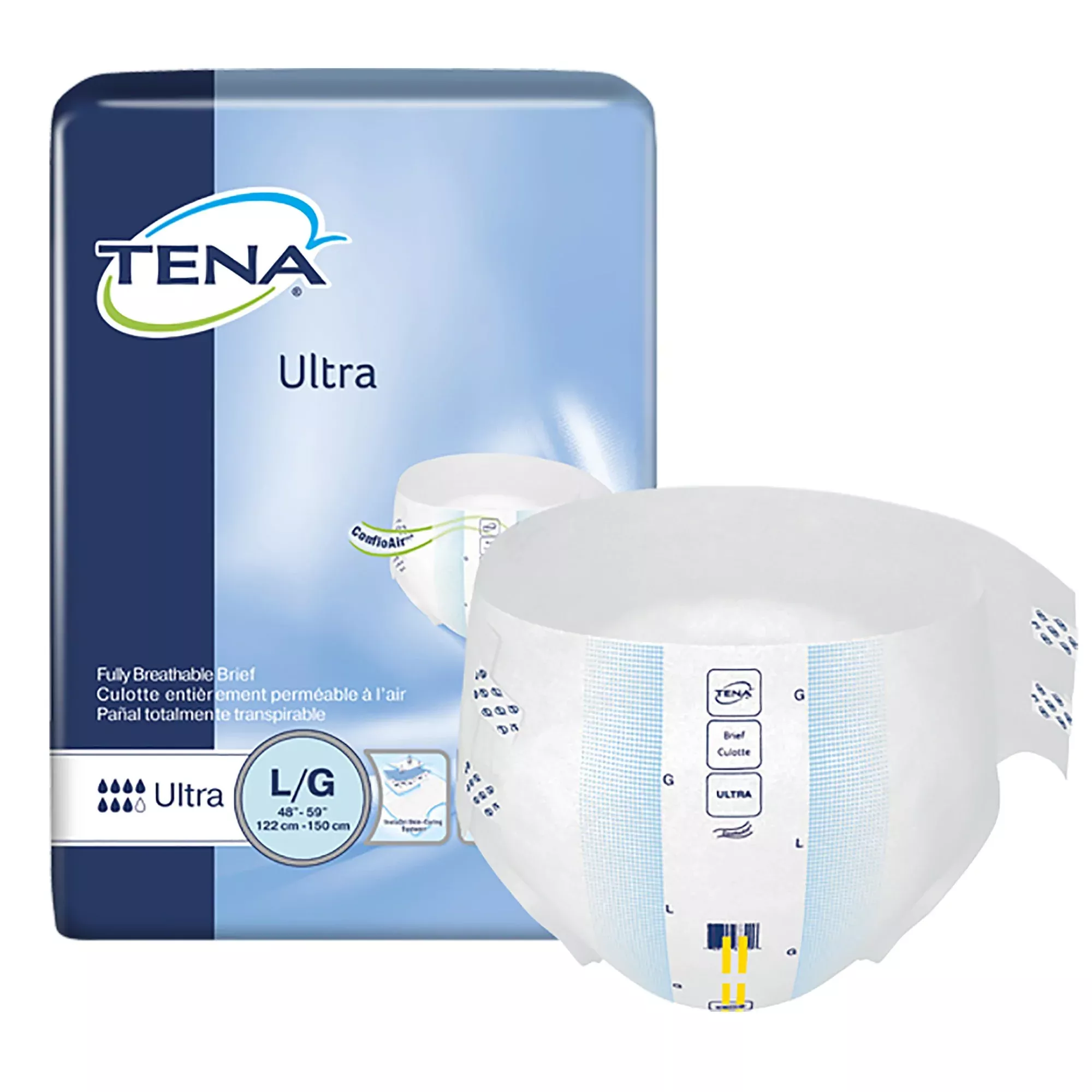 Tena Ultra Incontinence Brief, Large