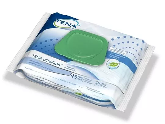 TENA UltraFlush™ Washcloths 7-1/2" x 12-1/2"