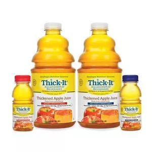 Thick-It AquaCare H2O Thickened Apple Juice Nectar Consistency, 1/2 Gallon