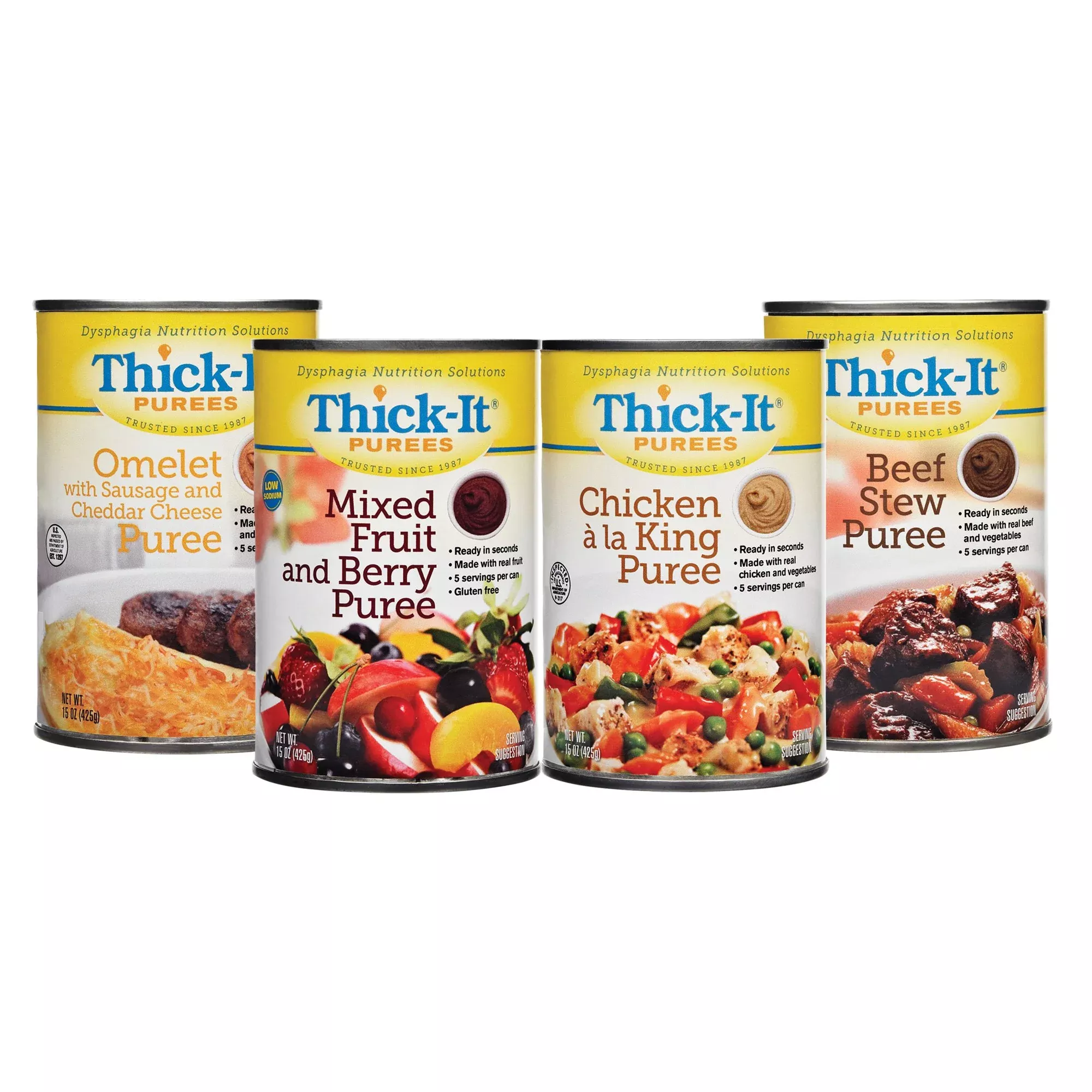 Thick-It Beef in BBQ Sauce Purée, 15-ounce Can