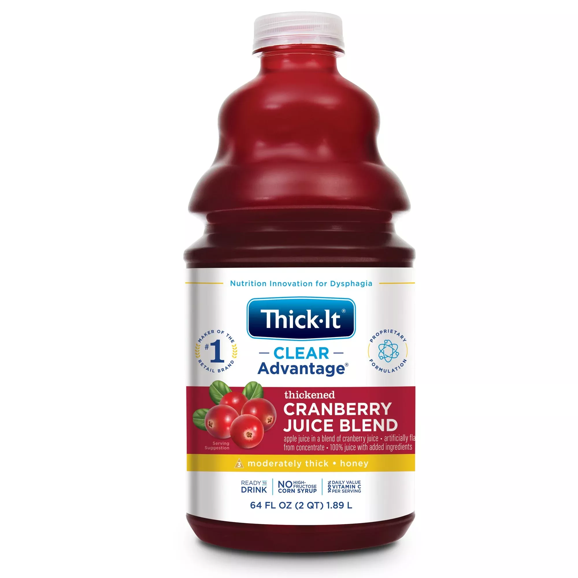 Thick-It Clear Advantage Honey Consistency Cranberry Thickened Beverage