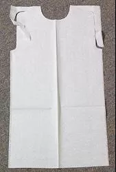 Tidi Products Bib Tidi Tie Closure Disposable Poly / Tissue - M-701595-3460 - Case of 300