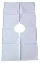 Tidi Products Exam Cape Tidi White One Size Fits Most Open Sides Without Closure Unisex - M-254502-4724 - Case of 200