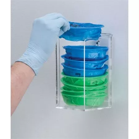 Top-Loading Dispenser for Emesis Bags Top Loading Emesis Bag Dispenser