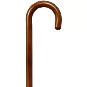 Tourist Handle Cane, Natural Stain, 36" - 37"