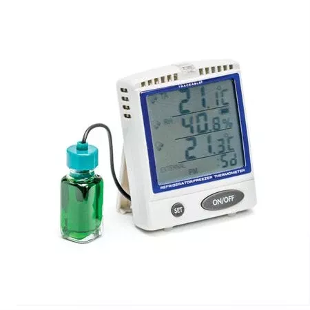 Traceable Platinum High-Accuracy Refrigerator Thermometer Probe Refrigerator with Bottle and Probe