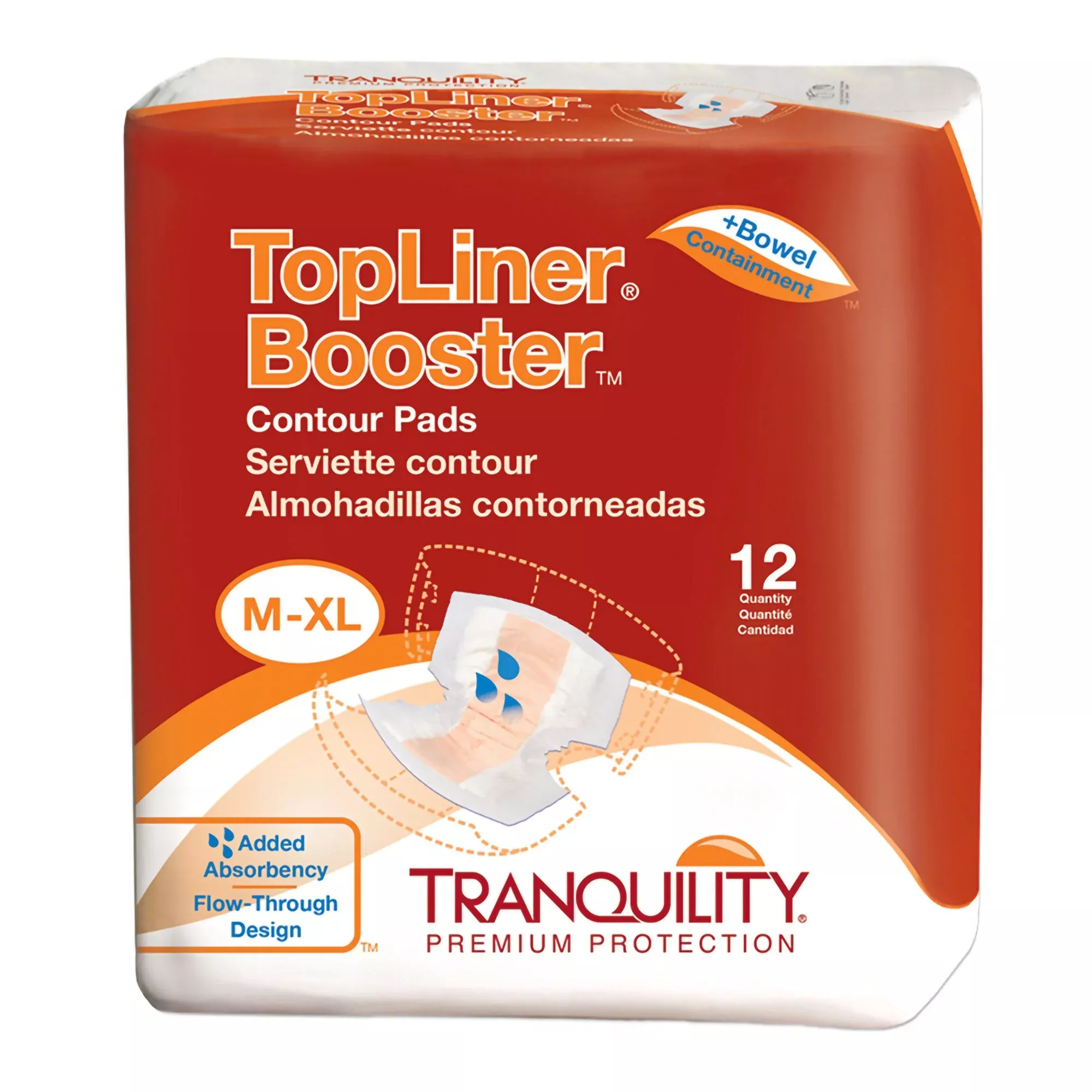 Tranquility Top Liner Added Absorbency Incontinence Booster Pad 13½ x 21½ Inch