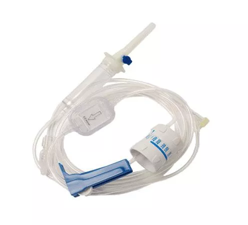 TrueCare IV Administration Set with 0.2 GVS SpeedFlow Micron Filter and GVS Easydrop Flow Regulator, 20 Drops/mL, 92" Length