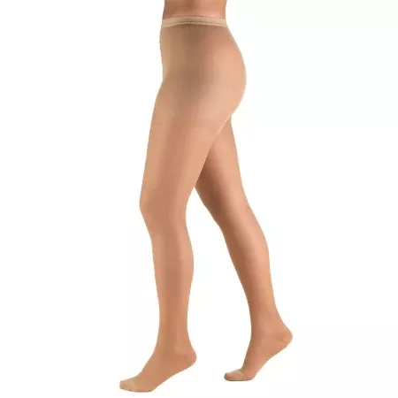 TruForm Compression Pantyhose Truform Waist High Medium Beige Closed Toe - M-974954-4352 - Each