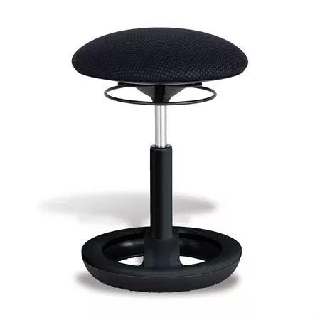 Twixt Mid-Back Chair Black Vinyl