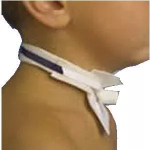 Two Piece Pedi-Tie II Tracheostomy Tube Holder.