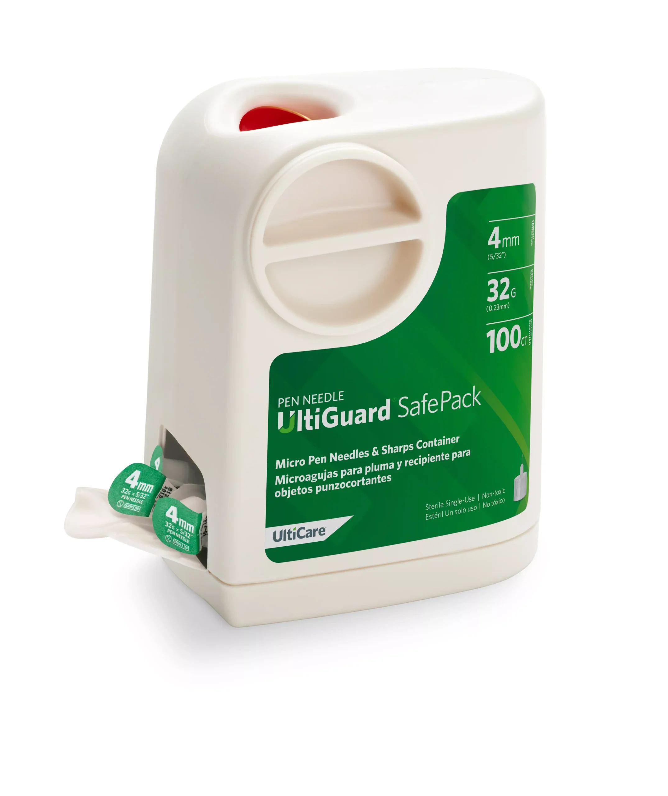 UltiGuard Safe Pack Pen Needles 4mm x 32G Micro