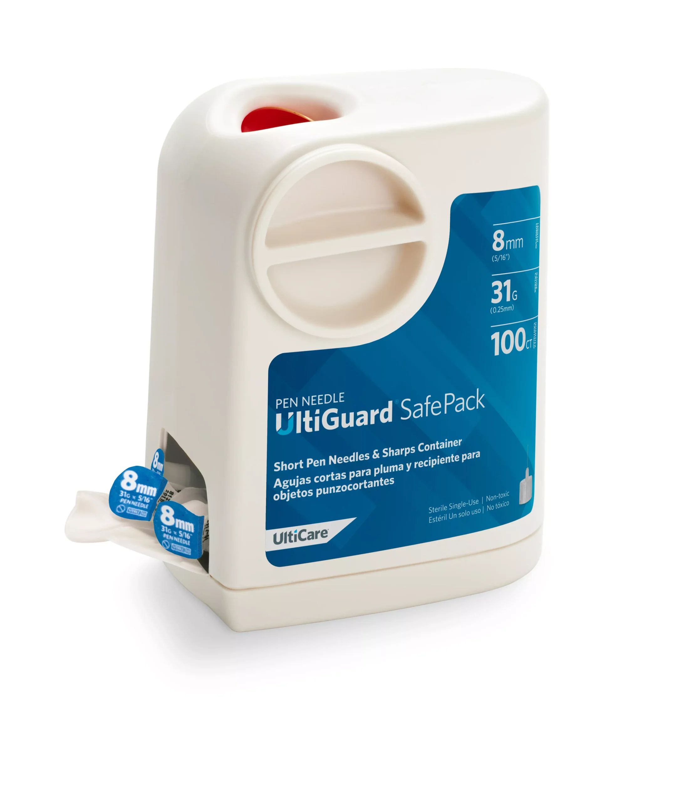 UltiGuard Safe Pack Pen Needles 8mm x 31G Short