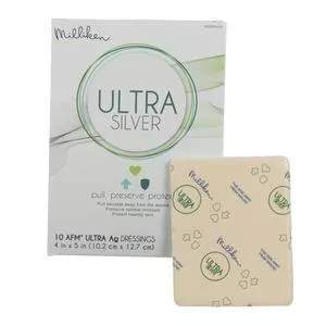 ULTRA Silver Foam Dressing, 4" x 5"