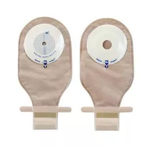 Ultramax Drainable Flat Pouch With Aquatack Hydrocolloid Barrier 7/8" Transparent Kwick-Close II Fastener