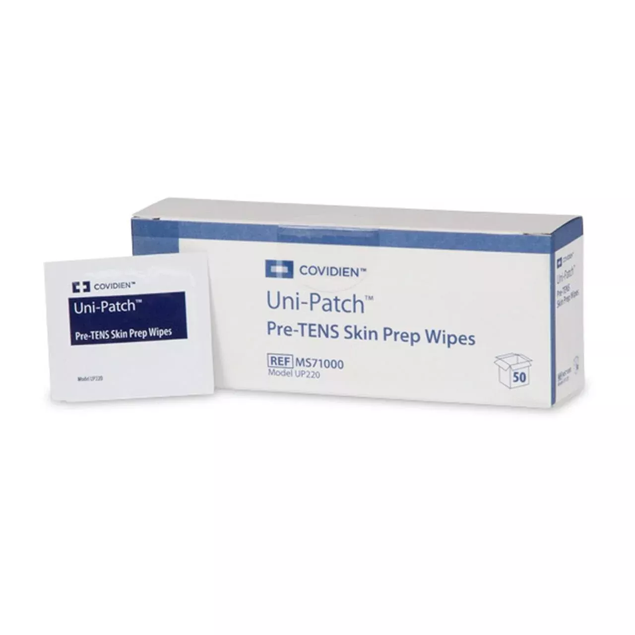 Uni-Patch™ TENS Clean-Cote Skin Dressing Wipe, Single-Use