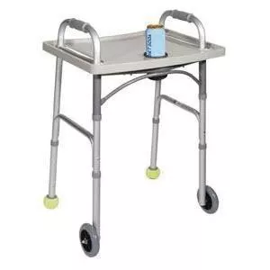 Universal Walker Tray with Cup Holder, Size: 23"W x 17"D x 1.5"H