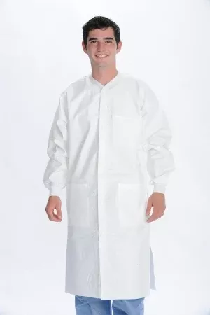 Valumax International Lab Coat ValuMax Extra-Safe™ White X-Small Knee Length Limited Reuse - M-1133701-2339 - Pack of 10