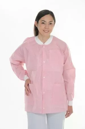Valumax International Warm-Up Jacket ValuMax Extra-Safe™ Pink 2X-Large Hip Length Limited Reuse - M-1132356-1996 - Pack of 10