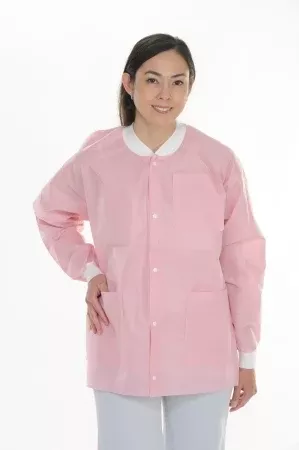 Valumax International Warm-Up Jacket ValuMax Extra-Safe™ Pink Medium Hip Length Limited Reuse - M-1132353-2369 - Pack of 10