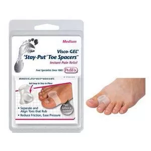 Visco-GEL Stay-Put Toe Spacers, Medium